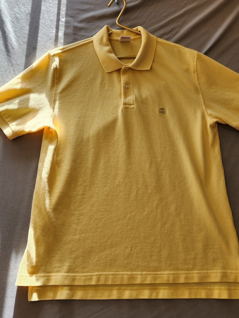 Brooks Brothers Men's Yellow Polo Shirt